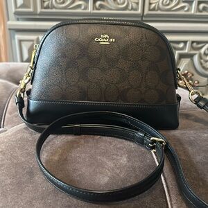 Coach Limited Signature Dome Crossbody (Leather)